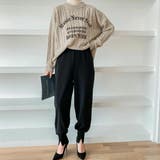 ブラック | ジョガーパンツ テーパード ジャージ | Belle Cie