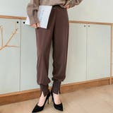 ブラウン | ジョガーパンツ テーパード ジャージ | Belle Cie