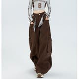 ブラウン | ワイドパンツ ルーズ ストリート | Belle Cie