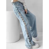 デニムパンツ ワイド ストレート | Belle Cie | 詳細画像7 