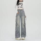 デニムパンツ ワイド ストレート | Belle Cie | 詳細画像5 