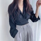 シャツ ショート ブラウス | Belle Cie | 詳細画像8 