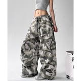 ワイドパンツ ルーズ 迷彩 | Belle Cie | 詳細画像5 