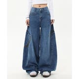 デニム ロングパンツ バレルレッグ | Belle Cie | 詳細画像10 