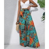 ワイドパンツ ウエストゴム 総柄 | Belle Cie | 詳細画像13 