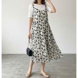 ホワイト | ワンピース 半袖 Ａライン | Belle Cie