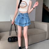 スカパン ティアード デニムパンツ | Belle Cie | 詳細画像10