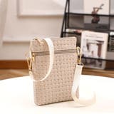 グレージュ | ショルダーバッグ スマホケース 小型 | Belle Cie