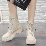 編み上げブーツ レディース 韓国ファッション | Belle Cie | 詳細画像8 