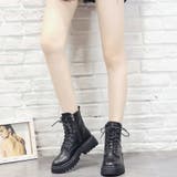 編み上げブーツ レディース 韓国ファッション | Belle Cie | 詳細画像9 