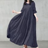ネイビー | ワンピース レディース ロングワンピース | Belle Cie