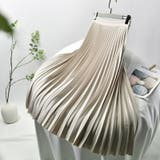 ベージュ | プリーツスカート チェック柄 おしゃれ | Belle Cie