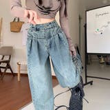ワイドパンツ デニム デニムパンツ | Belle Cie | 詳細画像6