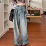 ワイドパンツ デニム デニムパンツ | Belle Cie | 詳細画像7