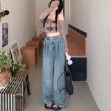 ワイドパンツ デニム デニムパンツ | Belle Cie | 詳細画像11