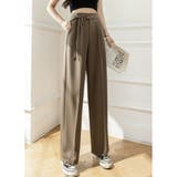 カーキ | レディース ロングパンツ スラックス | Belle Cie