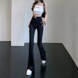 ブラック | パンツ ロングパンツ ワイド | Belle Cie