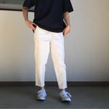 オフホワイト | チノパン レディース テーパードパンツ | Belle Cie