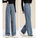 裏シャギー デニムパンツ ジーパン | Belle Cie | 詳細画像6 