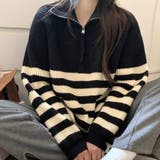 ニット ハーフジップ プルオーバー | Belle Cie | 詳細画像14 