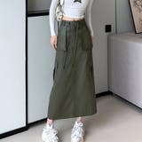 カーキ | スカート タイトスカート ロングスカート | Belle Cie