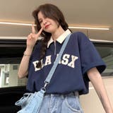 Tシャツ ハーフジップ 半袖 | Belle Cie | 詳細画像10 