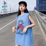 ブルー | Tシャツ ノースリーブ タンクトップ | Belle Cie