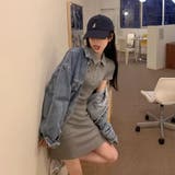 グレー | ワンピース ミニワンピ ミニ | Belle Cie