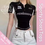 Tシャツ ショート丈 スポーティ | Belle Cie | 詳細画像2