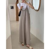 グレージュ | サロペット ワンピース オールインワン | Belle Cie