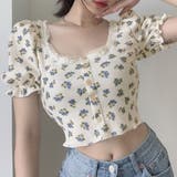Tシャツ 半袖 ショート丈 | Belle Cie | 詳細画像8