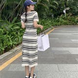 ワンピース ミディ丈 半袖 | Belle Cie | 詳細画像9 