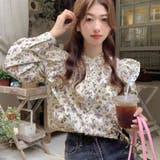 オフベージュ | シャツ ノーカラーシャツ 長袖 | Belle Cie