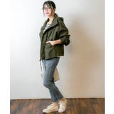 チノツイルマウンテンパーカー ミリタリージャケット ブルゾン | atONE | 詳細画像27 