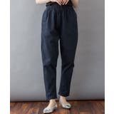 【快適ストレッチ】ウエストゴムルーズテーパードパンツ | atONE | 詳細画像59 