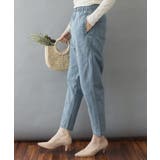 【快適ストレッチ】ウエストゴムルーズテーパードパンツ | atONE | 詳細画像61 