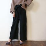 ハイウエストツイルワイドパンツ | atONE | 詳細画像12