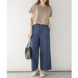 デニムワイドパンツ | atONE | 詳細画像12 