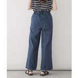 デニムワイドパンツ | atONE | 詳細画像15 