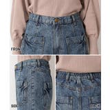 裾スリットデニムストレートパンツ | atONE | 詳細画像10
