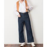 裾スリットデニムストレートパンツ | atONE | 詳細画像19