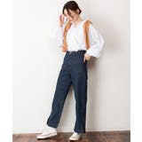 裾スリットデニムストレートパンツ | atONE | 詳細画像20