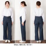 裾スリットデニムストレートパンツ | atONE | 詳細画像6