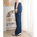 裾スリット コットンデニムフレアパンツ | atONE | 詳細画像22 