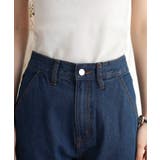 裾スリット コットンデニムフレアパンツ | atONE | 詳細画像24 