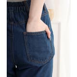 裾スリット コットンデニムフレアパンツ | atONE | 詳細画像27 