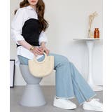 裾スリット コットンデニムフレアパンツ | atONE | 詳細画像47 