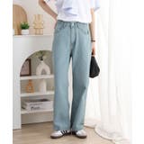 コットンデニムワイドパンツ | atONE | 詳細画像9 