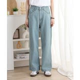 コットンデニムワイドパンツ | atONE | 詳細画像19 