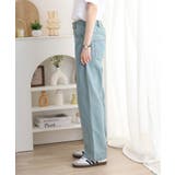 コットンデニムワイドパンツ | atONE | 詳細画像20 